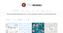 Desktop Screenshot of melsbrushes.co.uk